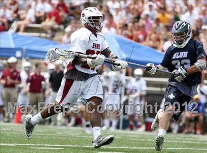 Thumbnail 1 in St. Louis University vs. MICDS (MSLA Division I Championship) photogallery.