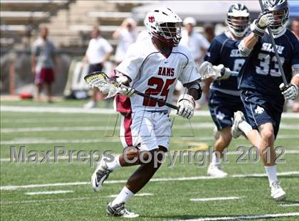 Thumbnail 3 in St. Louis University vs. MICDS (MSLA Division I Championship) photogallery.