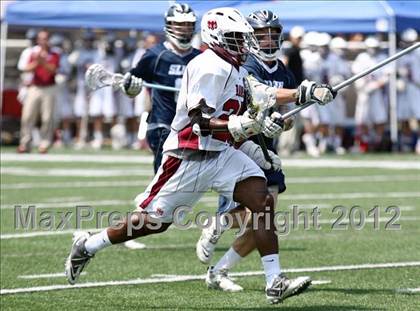 Thumbnail 1 in St. Louis University vs. MICDS (MSLA Division I Championship) photogallery.