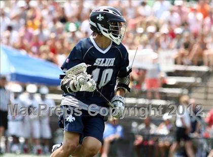 Thumbnail 1 in St. Louis University vs. MICDS (MSLA Division I Championship) photogallery.