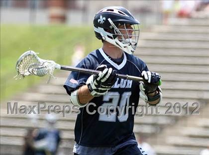 Thumbnail 1 in St. Louis University vs. MICDS (MSLA Division I Championship) photogallery.