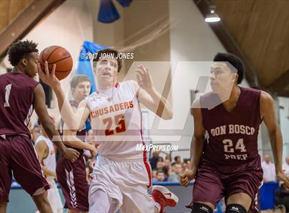 Thumbnail 3 in Bergen Catholic vs Don Bosco Prep (Bergen County Jamboree Finals) photogallery.