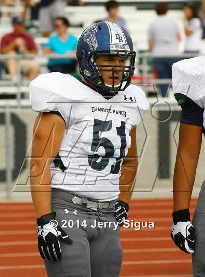 Thumbnail 3 in Elk Grove vs. Damonte Ranch (2014 Honor Bowl - NorCal) photogallery.