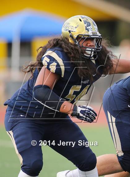 Thumbnail 1 in Elk Grove vs. Damonte Ranch (2014 Honor Bowl - NorCal) photogallery.