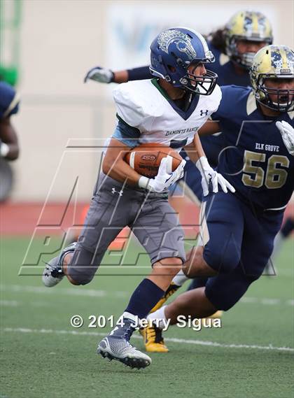 Thumbnail 3 in Elk Grove vs. Damonte Ranch (2014 Honor Bowl - NorCal) photogallery.