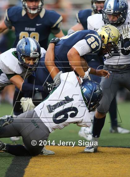 Thumbnail 1 in Elk Grove vs. Damonte Ranch (2014 Honor Bowl - NorCal) photogallery.