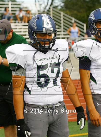 Thumbnail 2 in Elk Grove vs. Damonte Ranch (2014 Honor Bowl - NorCal) photogallery.