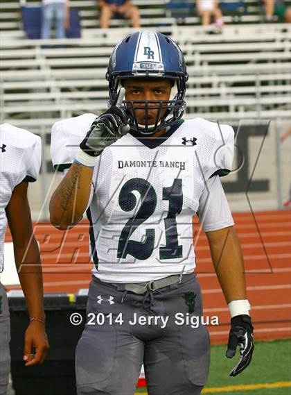 Thumbnail 2 in Elk Grove vs. Damonte Ranch (2014 Honor Bowl - NorCal) photogallery.