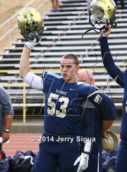 Thumbnail 1 in Elk Grove vs. Damonte Ranch (2014 Honor Bowl - NorCal) photogallery.