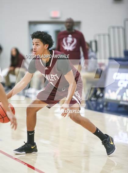 Thumbnail 3 in Grand Prairie vs. Rowlett (Denton Ryan Holiday Showcase) photogallery.