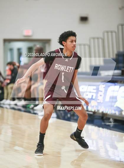 Thumbnail 1 in Grand Prairie vs. Rowlett (Denton Ryan Holiday Showcase) photogallery.