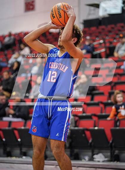 Thumbnail 3 in GV Christian vs. Pahranagat Valley (NIAA Class 1A State Boys Final) photogallery.