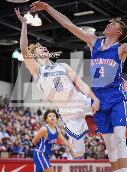 Thumbnail 2 in GV Christian vs. Pahranagat Valley (NIAA Class 1A State Boys Final) photogallery.