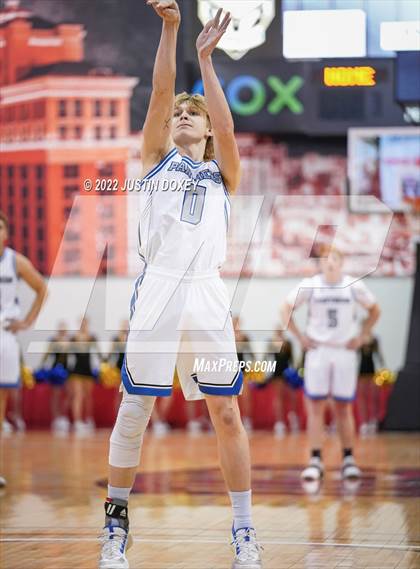 Thumbnail 2 in GV Christian vs. Pahranagat Valley (NIAA Class 1A State Boys Final) photogallery.
