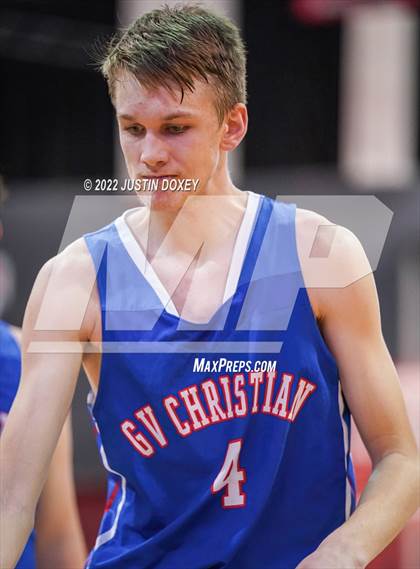Thumbnail 2 in GV Christian vs. Pahranagat Valley (NIAA Class 1A State Boys Final) photogallery.