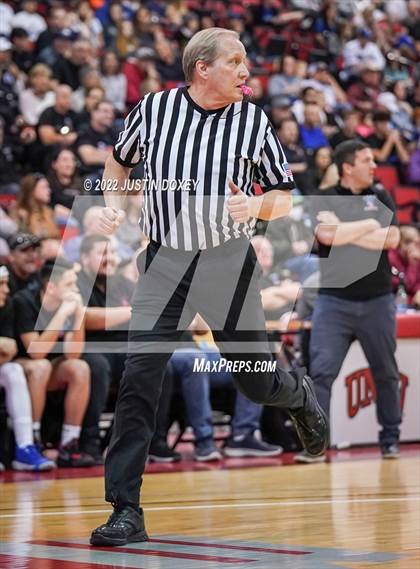 Thumbnail 2 in GV Christian vs. Pahranagat Valley (NIAA Class 1A State Boys Final) photogallery.