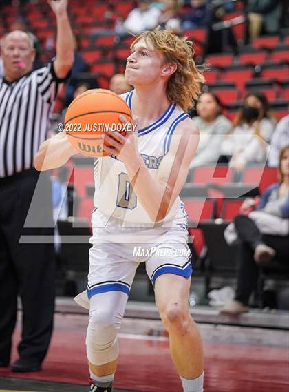 Thumbnail 3 in GV Christian vs. Pahranagat Valley (NIAA Class 1A State Boys Final) photogallery.