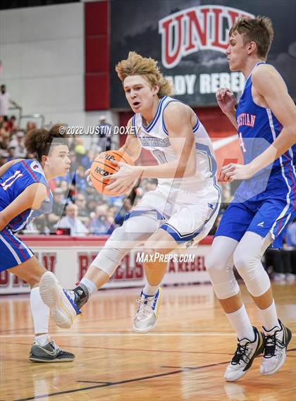 Thumbnail 1 in GV Christian vs. Pahranagat Valley (NIAA Class 1A State Boys Final) photogallery.