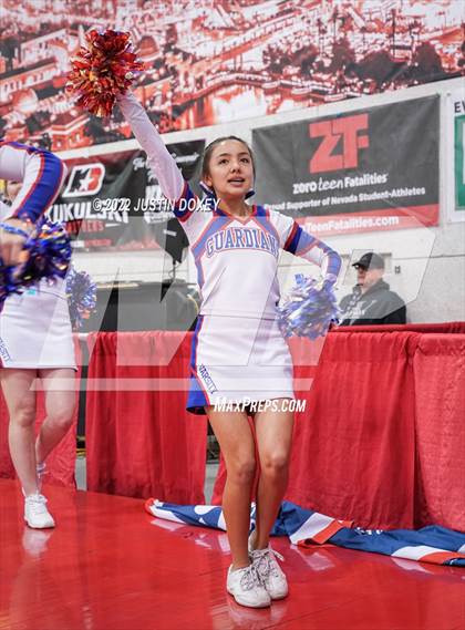 Thumbnail 2 in GV Christian vs. Pahranagat Valley (NIAA Class 1A State Boys Final) photogallery.