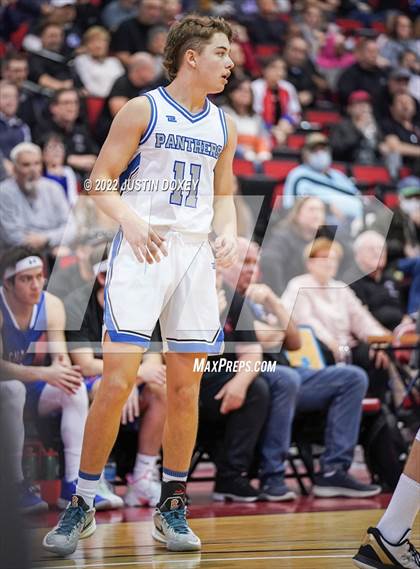 Thumbnail 1 in GV Christian vs. Pahranagat Valley (NIAA Class 1A State Boys Final) photogallery.