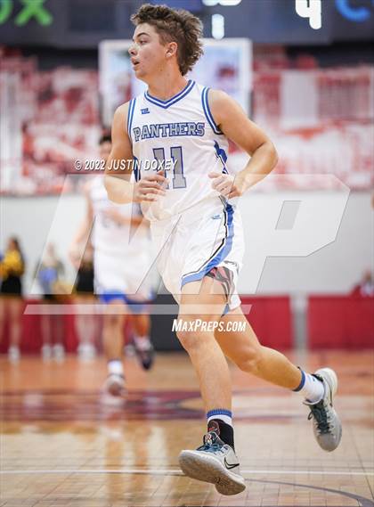 Thumbnail 1 in GV Christian vs. Pahranagat Valley (NIAA Class 1A State Boys Final) photogallery.