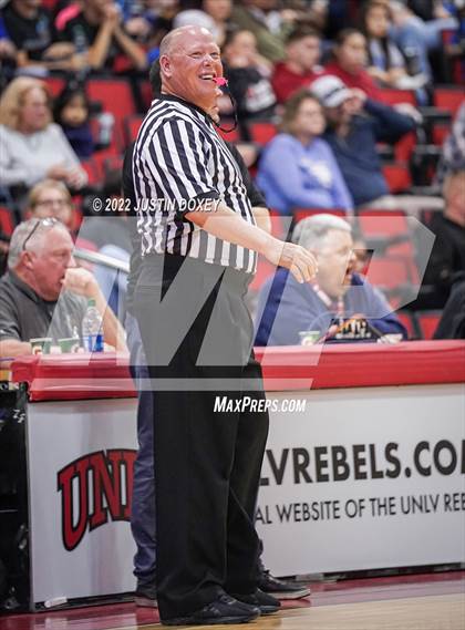 Thumbnail 3 in GV Christian vs. Pahranagat Valley (NIAA Class 1A State Boys Final) photogallery.