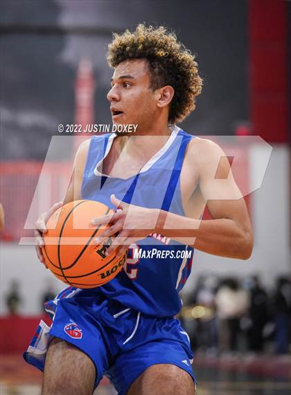 Thumbnail 2 in GV Christian vs. Pahranagat Valley (NIAA Class 1A State Boys Final) photogallery.