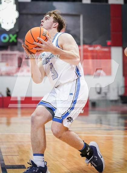 Thumbnail 2 in GV Christian vs. Pahranagat Valley (NIAA Class 1A State Boys Final) photogallery.