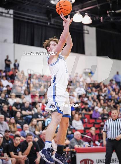 Thumbnail 3 in GV Christian vs. Pahranagat Valley (NIAA Class 1A State Boys Final) photogallery.