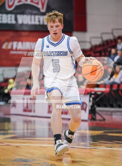 Thumbnail 1 in GV Christian vs. Pahranagat Valley (NIAA Class 1A State Boys Final) photogallery.