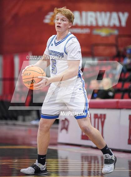 Thumbnail 1 in GV Christian vs. Pahranagat Valley (NIAA Class 1A State Boys Final) photogallery.