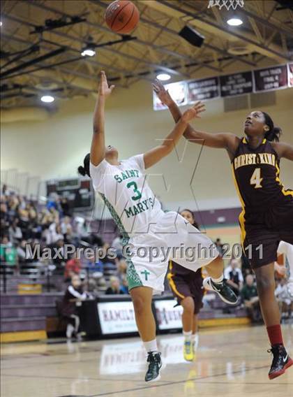 Thumbnail 2 in Christ the King vs. St. Mary's (Nike Tournament of Champions) photogallery.