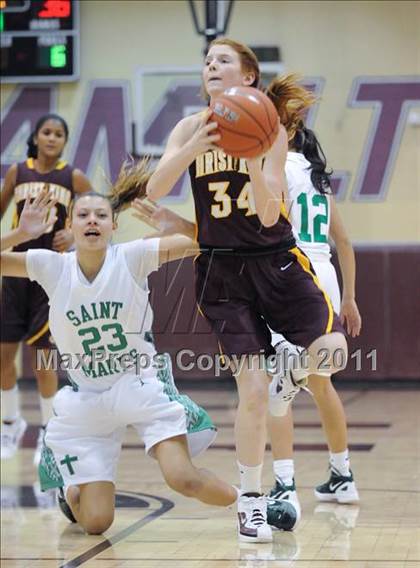 Thumbnail 3 in Christ the King vs. St. Mary's (Nike Tournament of Champions) photogallery.