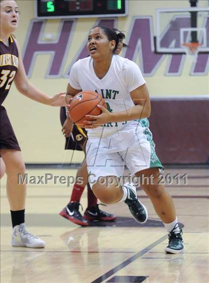 Thumbnail 1 in Christ the King vs. St. Mary's (Nike Tournament of Champions) photogallery.