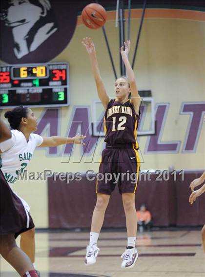 Thumbnail 3 in Christ the King vs. St. Mary's (Nike Tournament of Champions) photogallery.