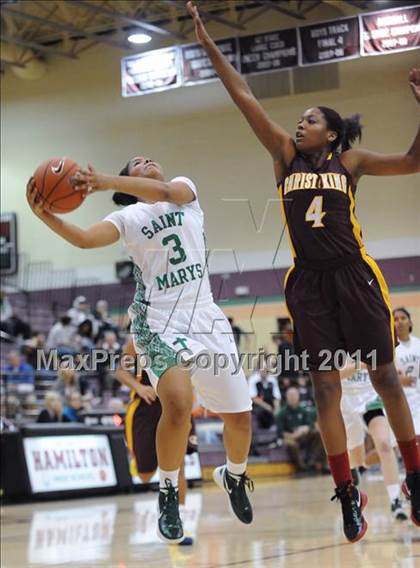 Thumbnail 1 in Christ the King vs. St. Mary's (Nike Tournament of Champions) photogallery.