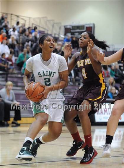 Thumbnail 1 in Christ the King vs. St. Mary's (Nike Tournament of Champions) photogallery.