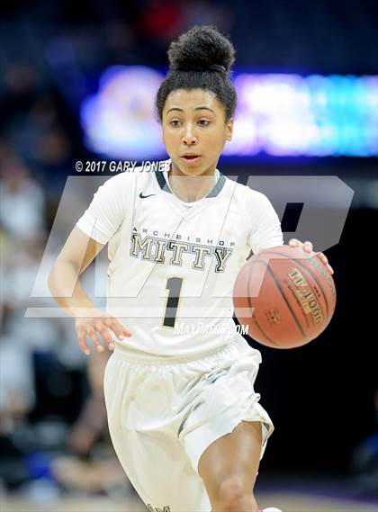 Thumbnail 2 in Clovis West vs Archbishop Mitty (CIF State Open Final) photogallery.