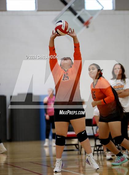 Thumbnail 2 in San Tan Foothills vs Globe (The Florence VB Invitational) photogallery.