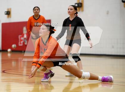 Thumbnail 2 in San Tan Foothills vs Globe (The Florence VB Invitational) photogallery.