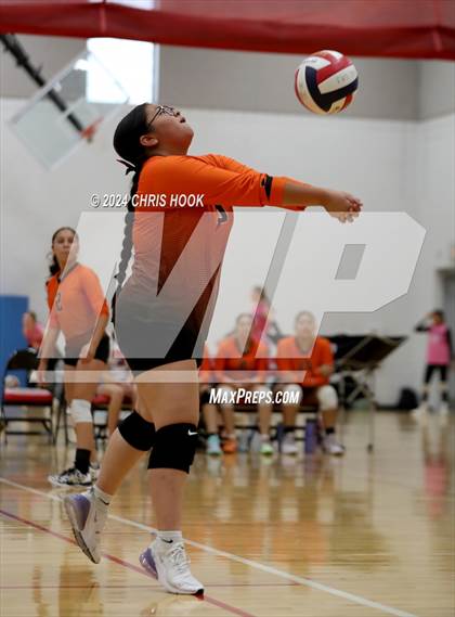 Thumbnail 2 in San Tan Foothills vs Globe (The Florence VB Invitational) photogallery.