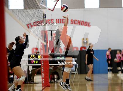 Thumbnail 1 in San Tan Foothills vs Globe (The Florence VB Invitational) photogallery.
