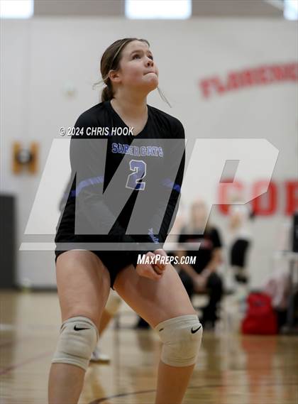 Thumbnail 3 in San Tan Foothills vs Globe (The Florence VB Invitational) photogallery.