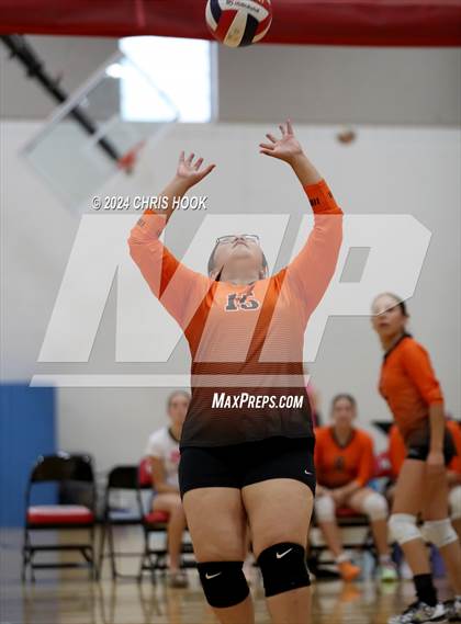 Thumbnail 3 in San Tan Foothills vs Globe (The Florence VB Invitational) photogallery.