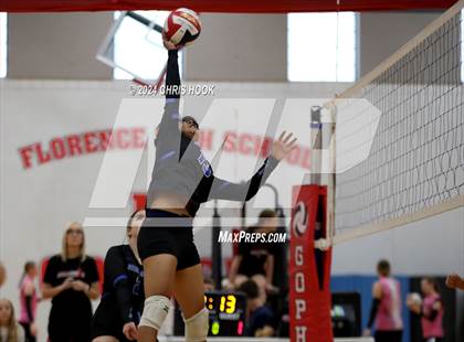 Thumbnail 2 in San Tan Foothills vs Globe (The Florence VB Invitational) photogallery.