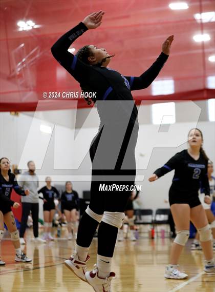 Thumbnail 2 in San Tan Foothills vs Globe (The Florence VB Invitational) photogallery.