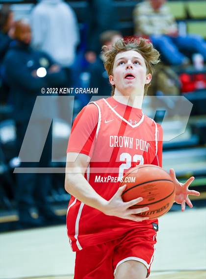 Thumbnail 3 in Crown Point vs Noblesville (Holiday Tournament) photogallery.