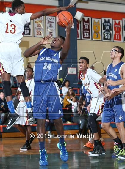 Thumbnail 3 in Cardinal Hayes vs All Hallows (CHSAA  AA Quarterfinal) photogallery.