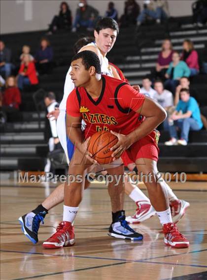 Thumbnail 1 in Bakersfield Christian vs Palm Desert (MaxPreps Holiday Classic) photogallery.