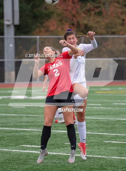 Thumbnail 2 in Camas vs. Tahoma (WIAA 4A District Playoff) photogallery.